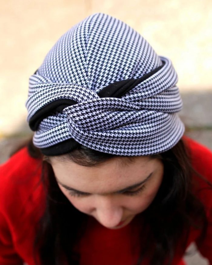 Twisted turban hat pattern