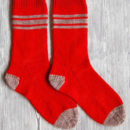 Easy Knit Men's Sock Pattern